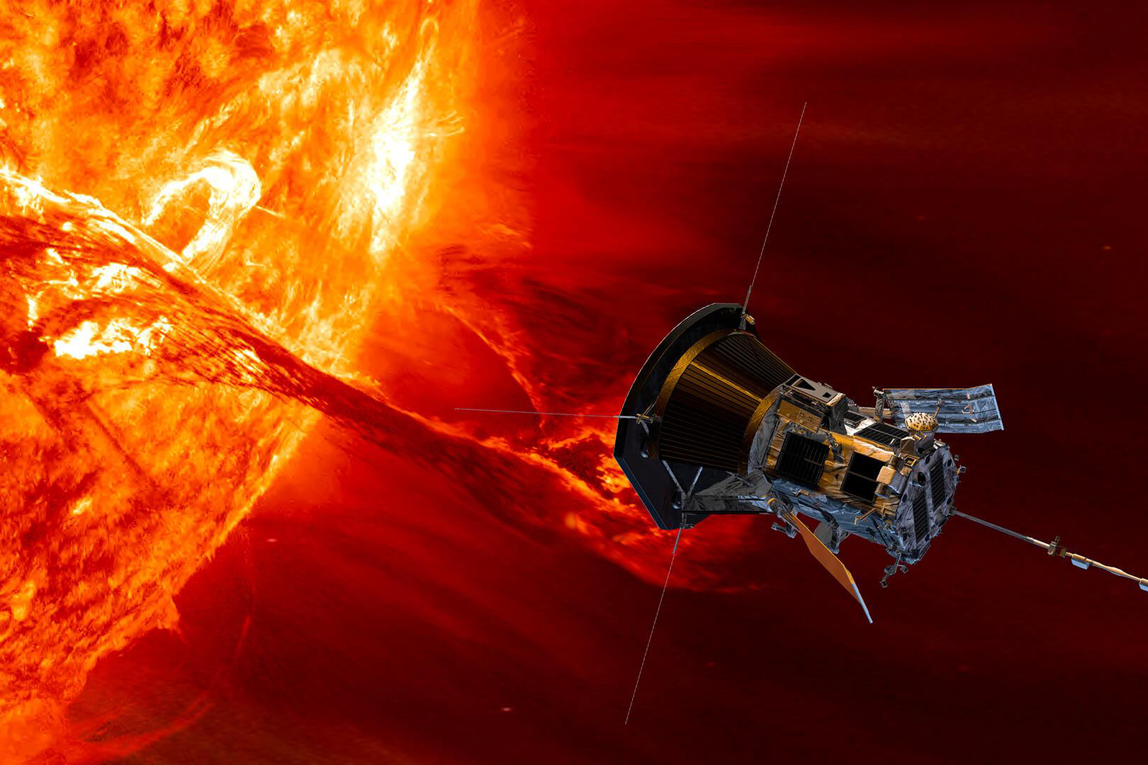 Artist's rendering of Parker Solar Probe