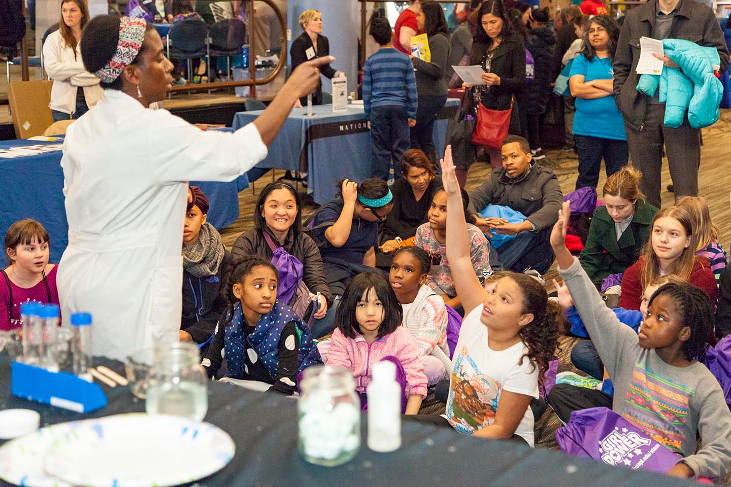 Girl Power 2017 attendees participated in an “Eric Energy” demonstration.