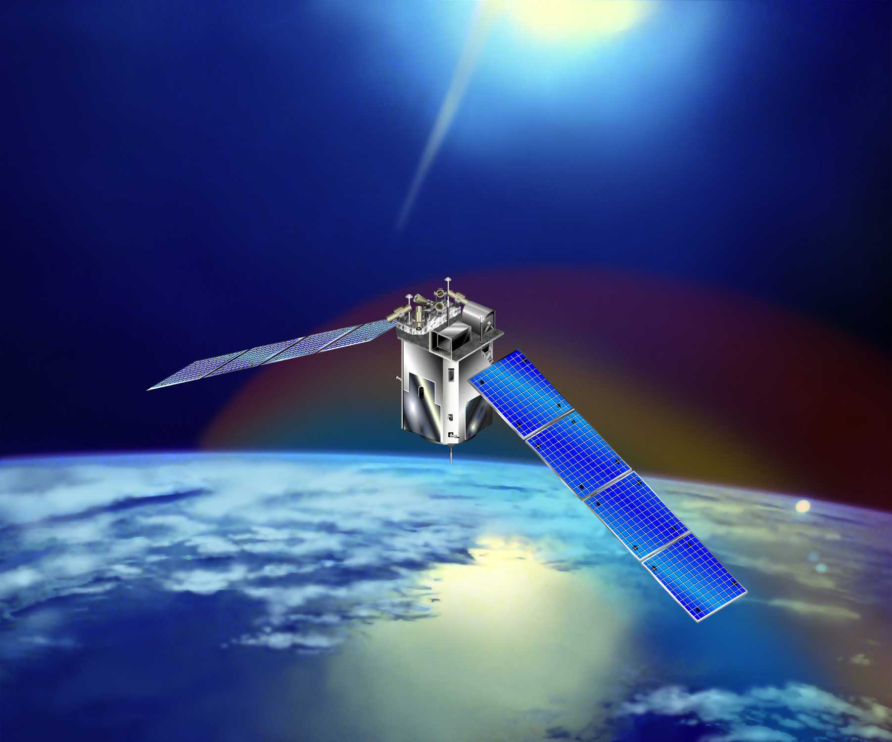 Artist's depiction of the TIMED spacecraft