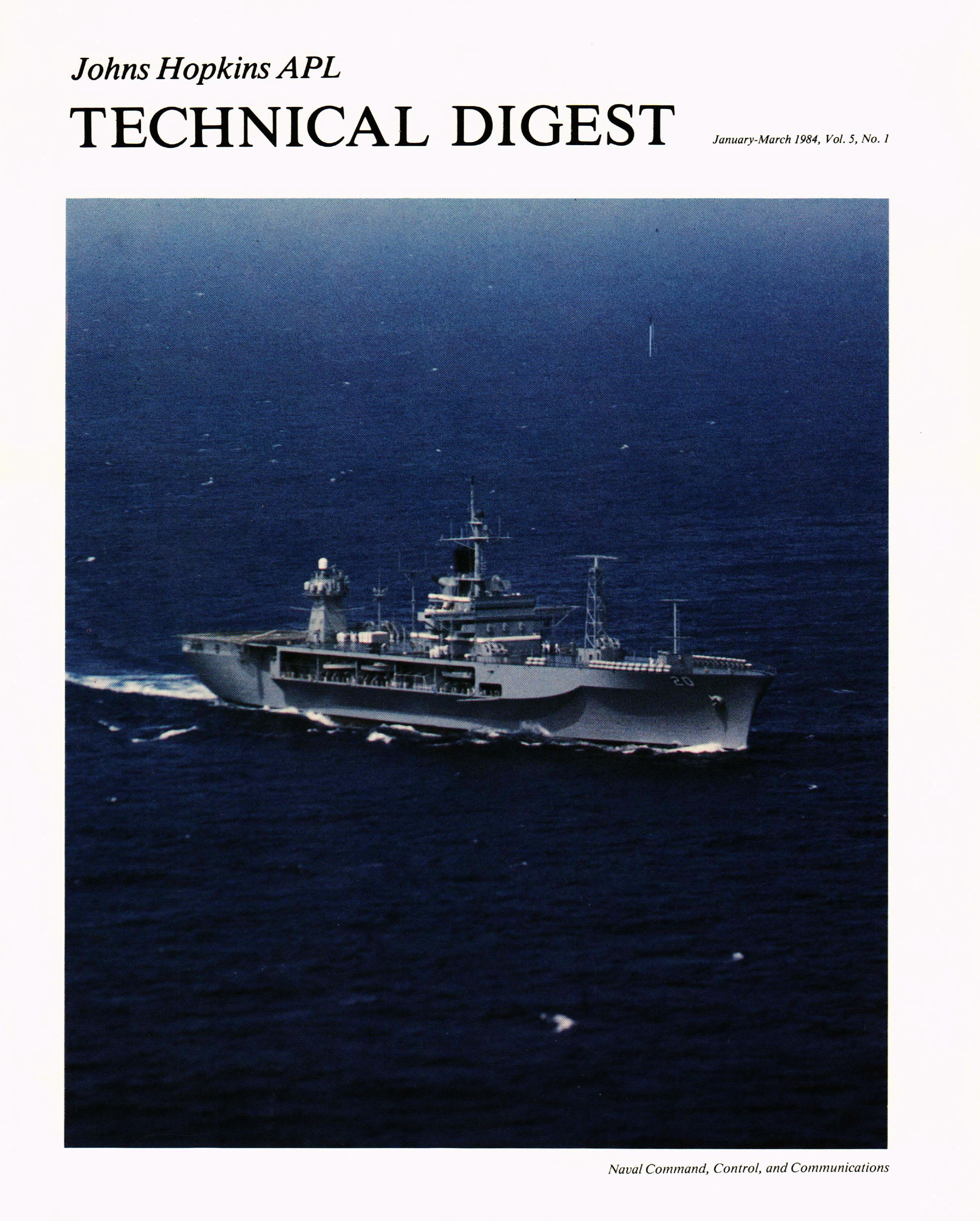 Tech Digest Vol.5 Num.1 Cover