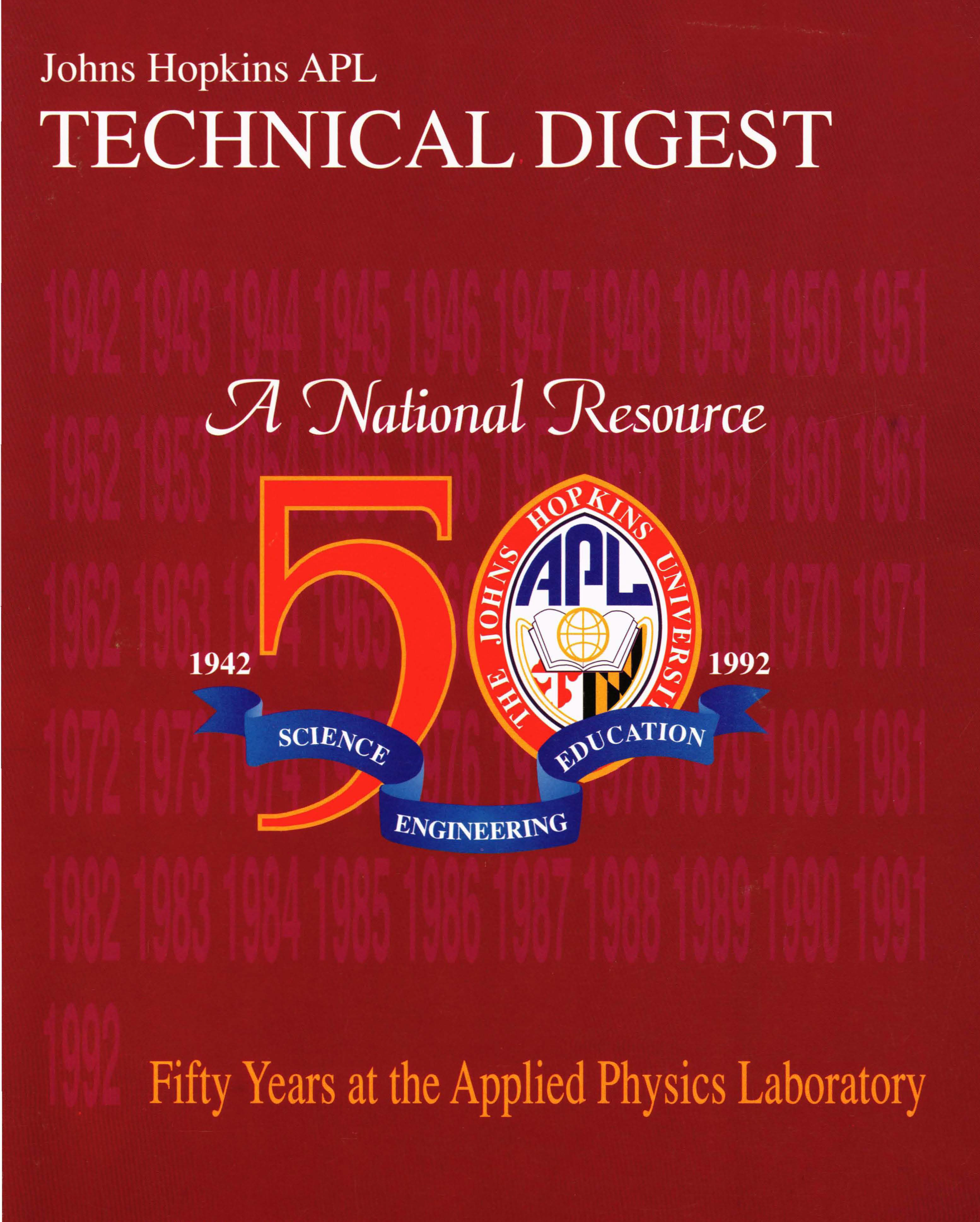 Tech Digest Vol.13 Num.1 Cover