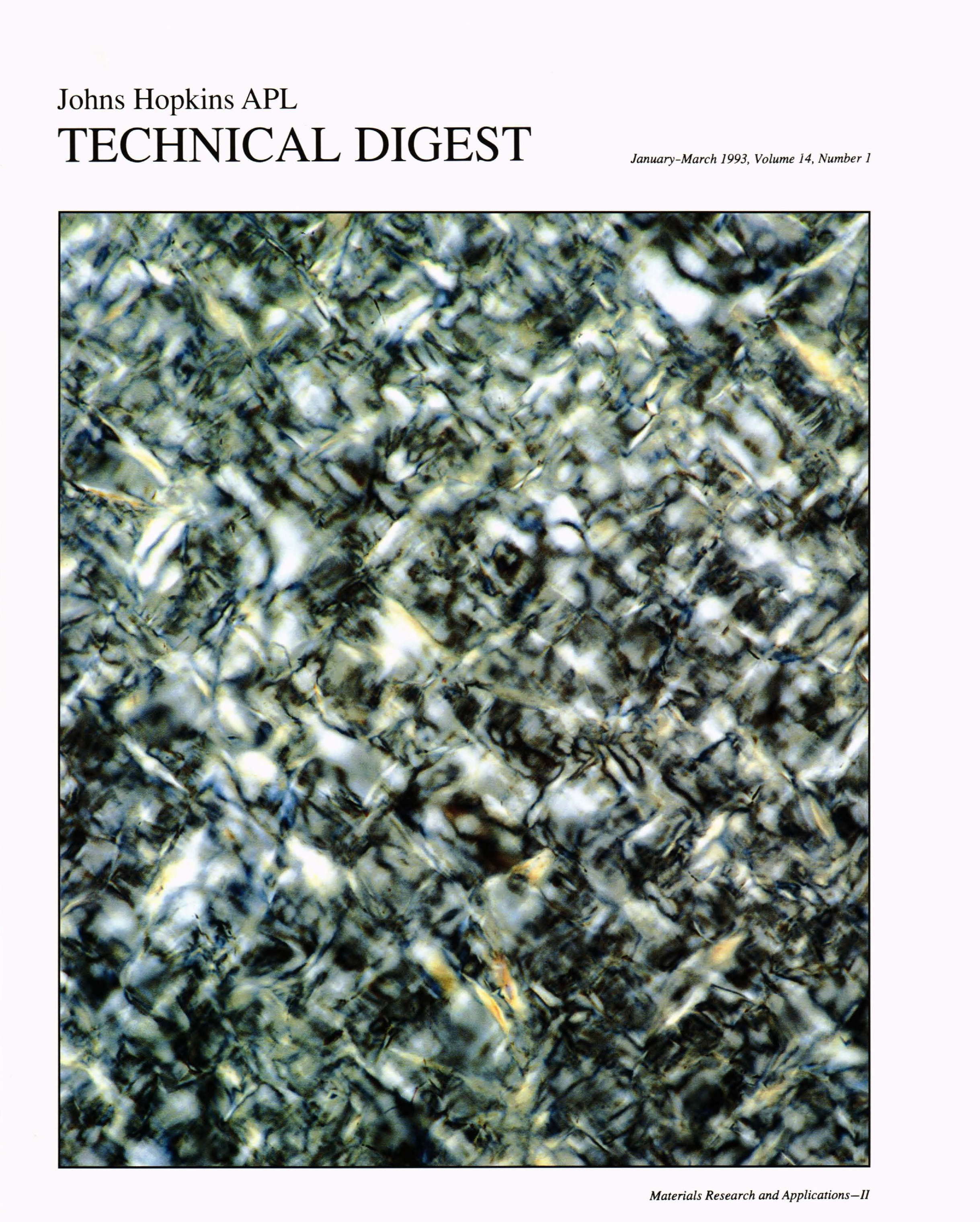Tech Digest Vol.14 Num.1 Cover
