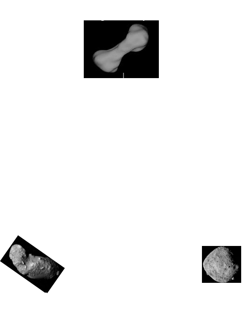 asteroid shapes overlay