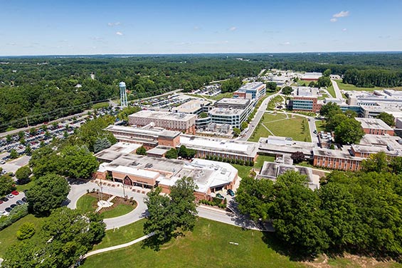 JHU APL campus skyline