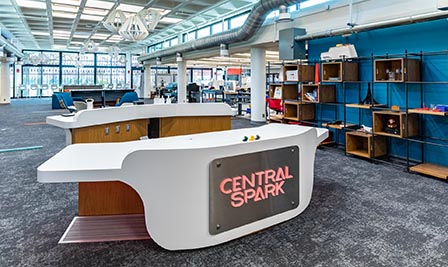 Central Spark front desk