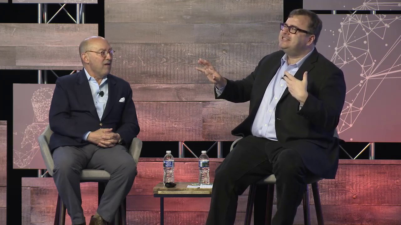 Adm. James Stavridis and Reid Hoffman