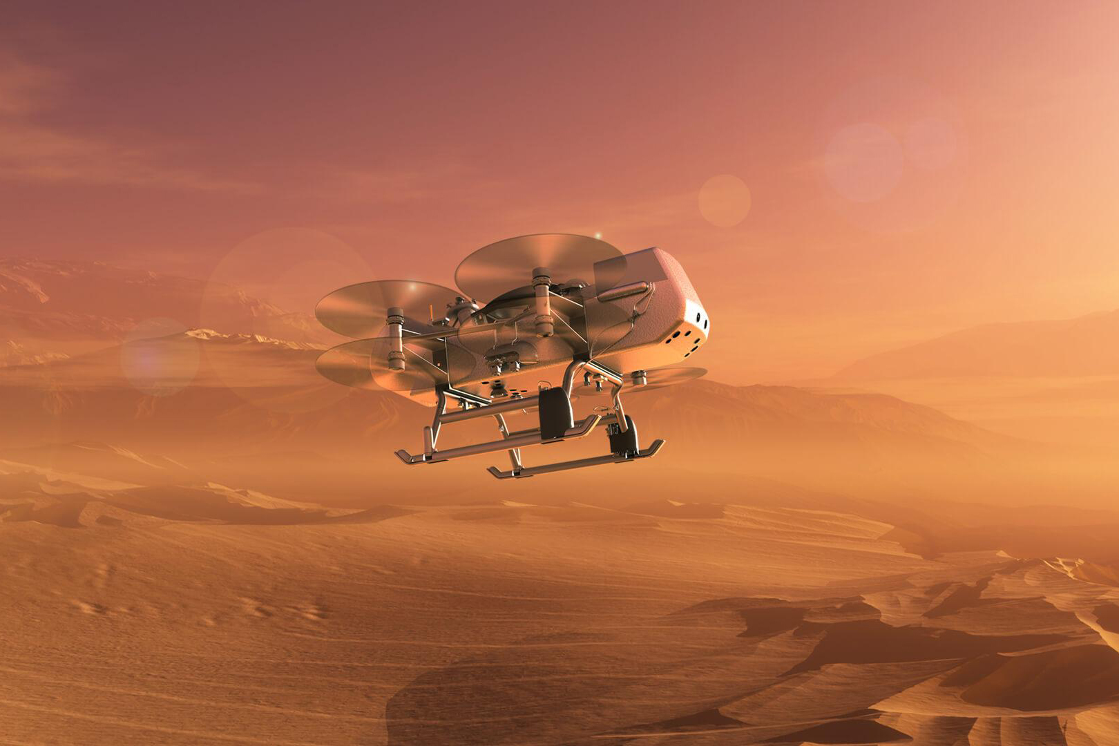 Artist's rendering of Dragonfly