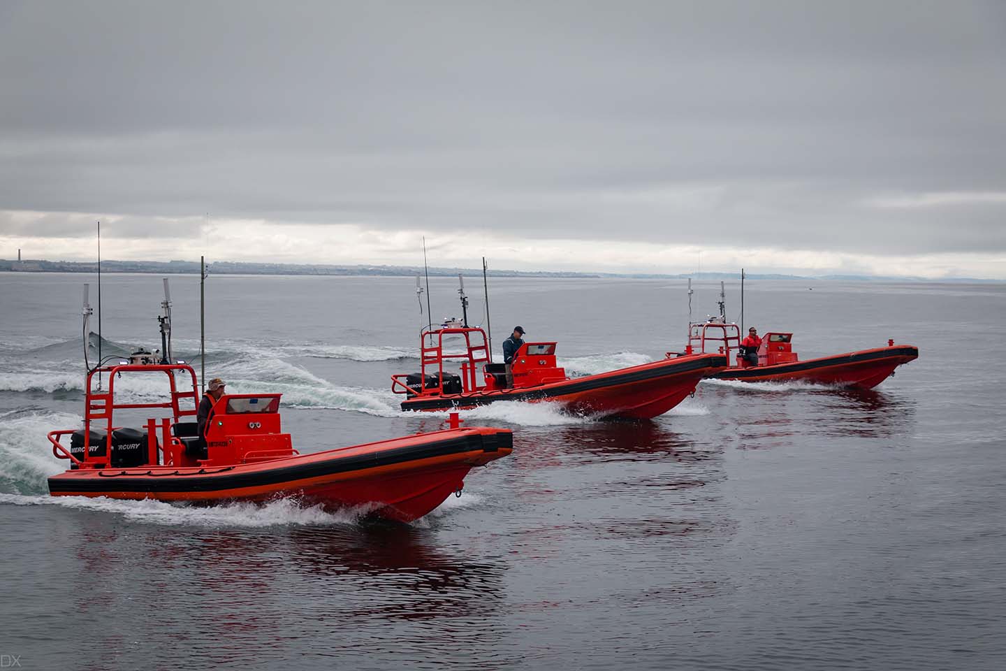 Autonomous swarming unmanned surface vessels