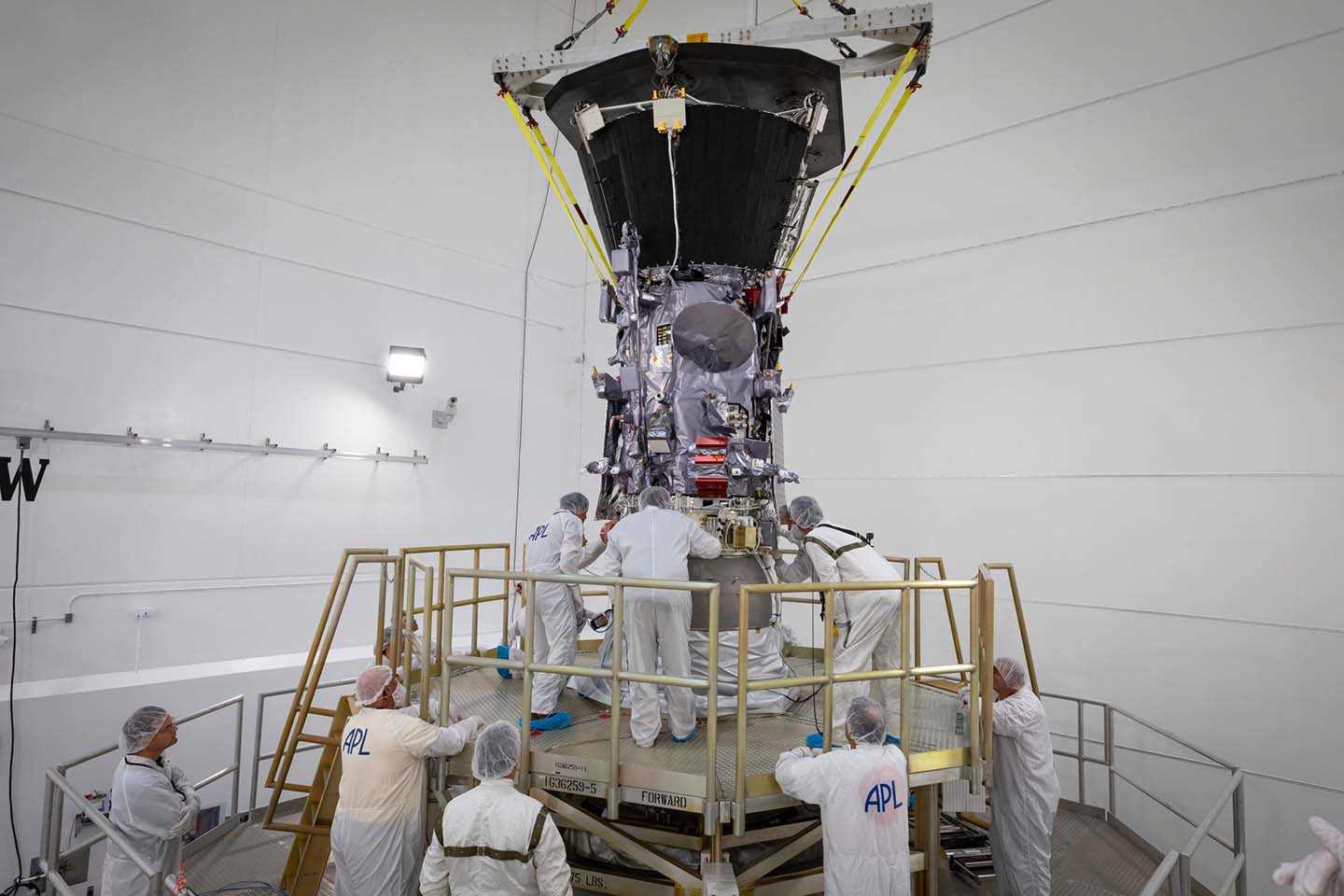 NASA’s Parker Solar Probe is mated to the third stage rocket motor