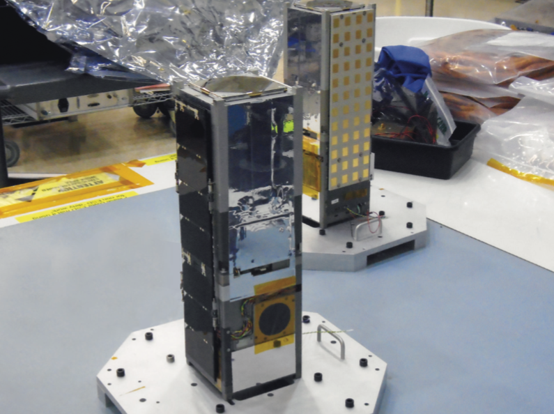 The twin CubeSat Assessment and Test, or CAT, satellites