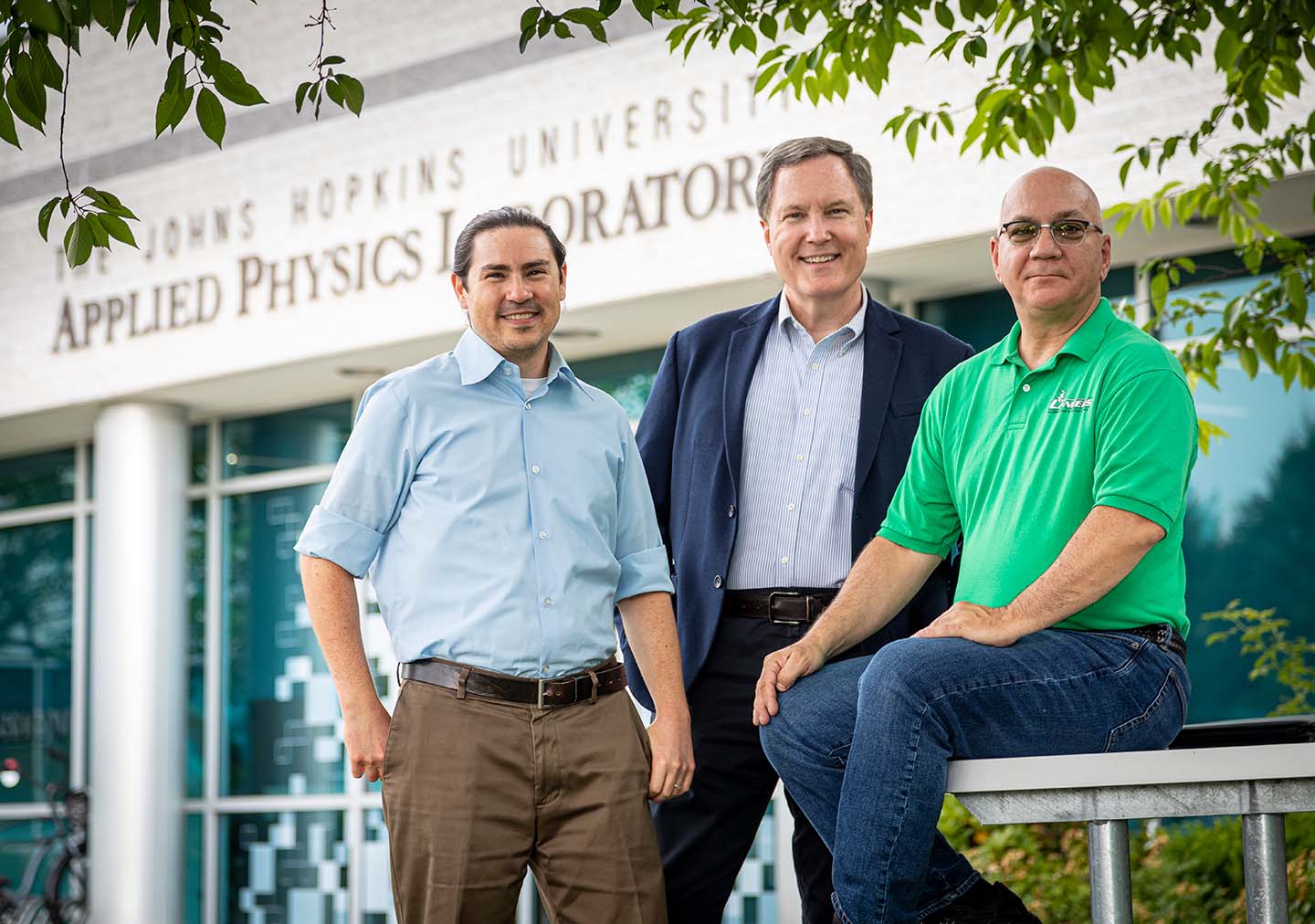 From left, Ariel Greenberg, Hans Mair and Mark Gabriele