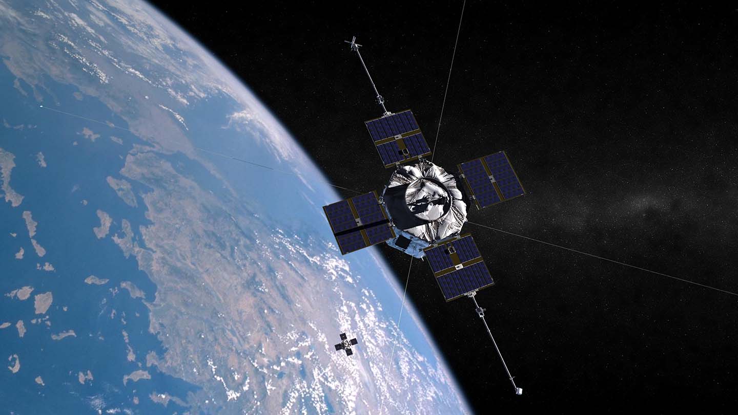 The twin Van Allen Probes, shown in this artist rendering