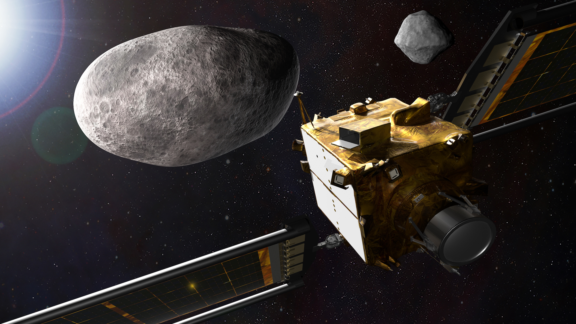 DART, NASA’s first planetary defense mission, will demonstrate asteroid deflection using a kinetic impactor technique.