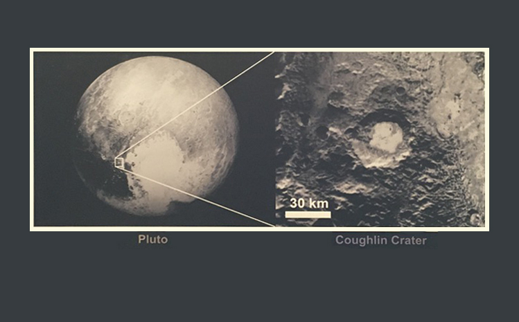 Pluto crater