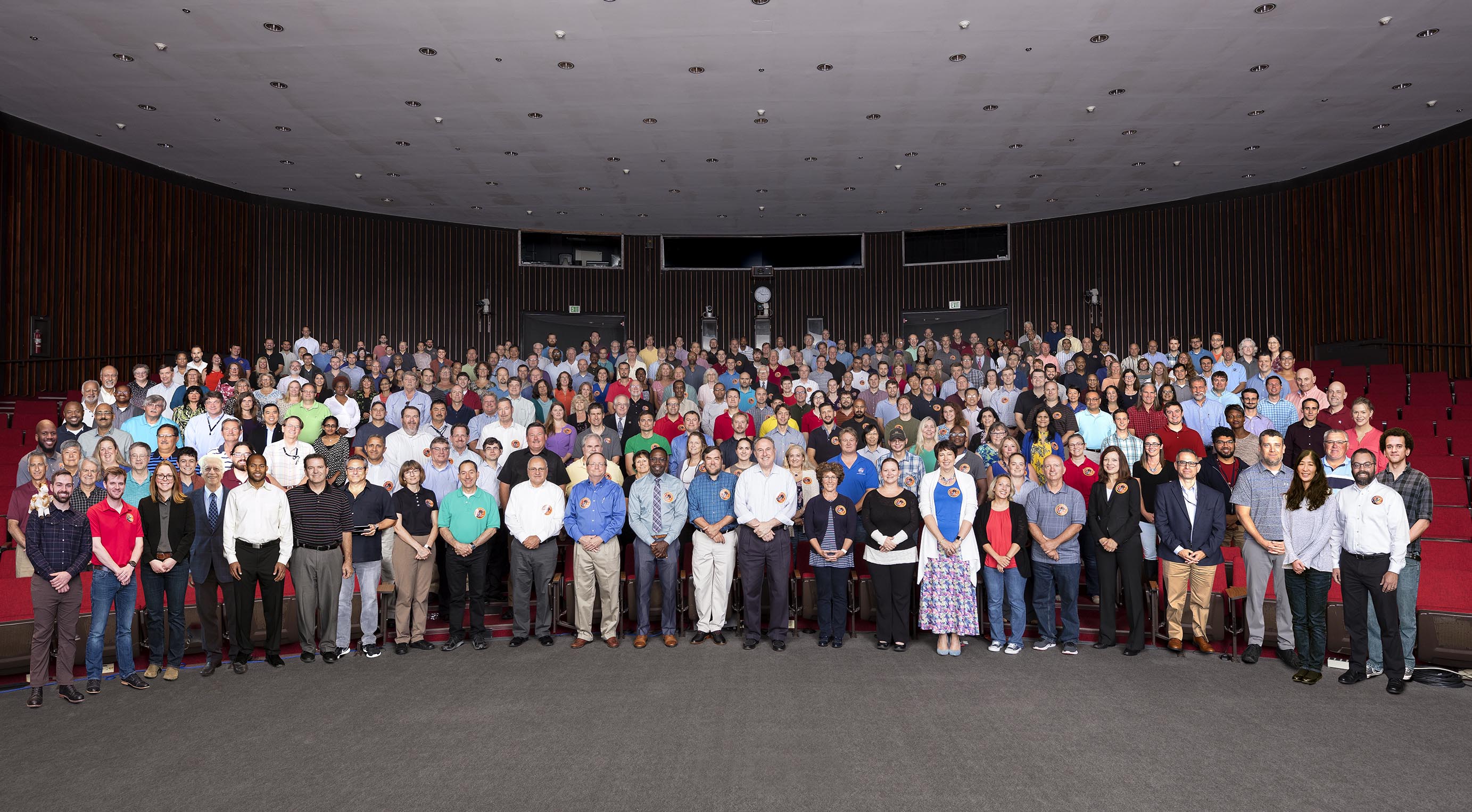 Composite image of the Parker Solar Probe mission team at the Johns Hopkins Applied Physics Laboratory