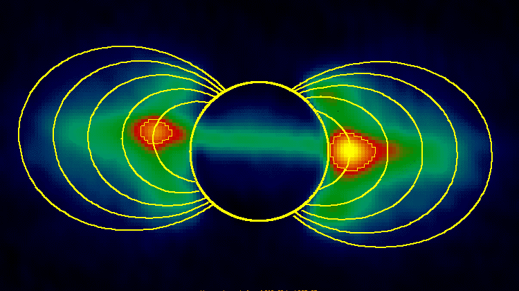 Animation of Jupiter’s radiation belt