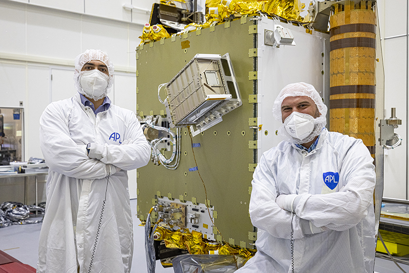 Engineers Alessandro di Paola (left) and Silvio Patruno