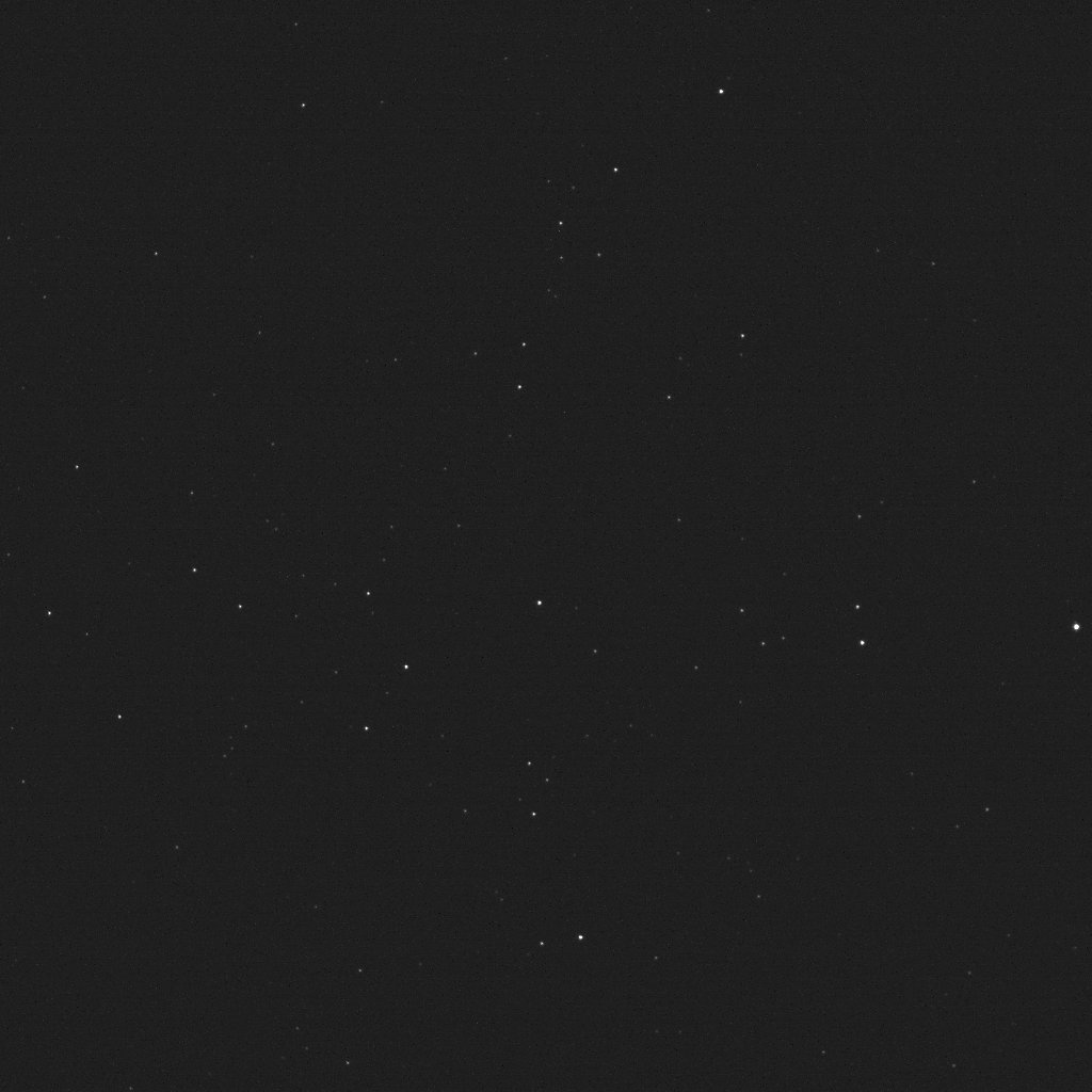 NASA DART image of stars