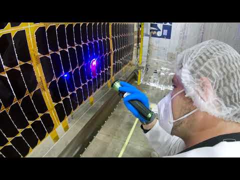 Behind the Scenes: Inspecting DART's Roll-Out Solar Array (ROSA) Technology
