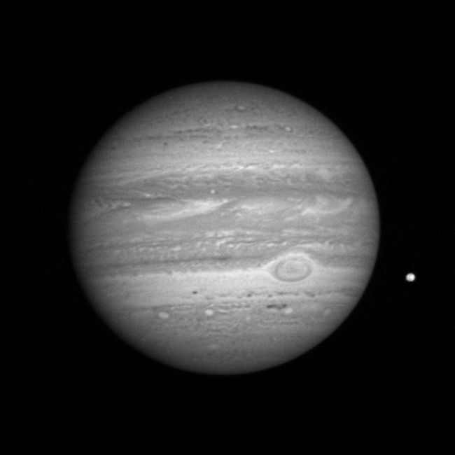 Jupiter - Io on approach