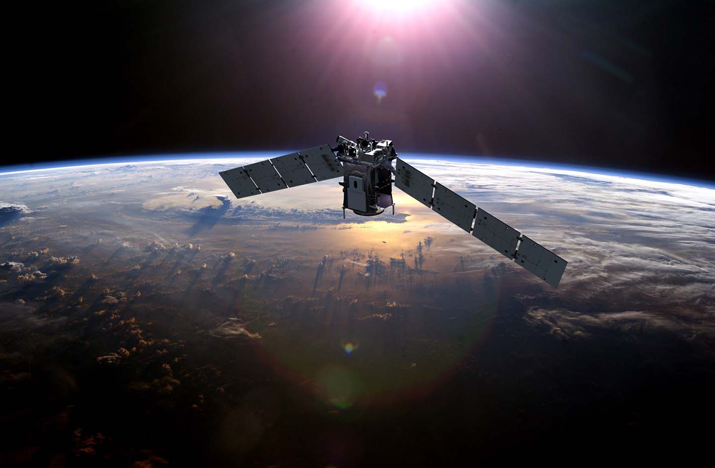 Artist's rendering of the TIMED spacecraft