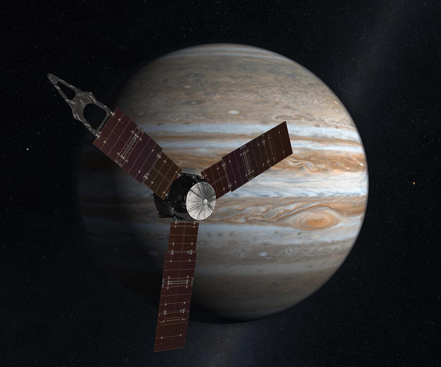 Artist’s impression of NASA’s Juno spacecraft