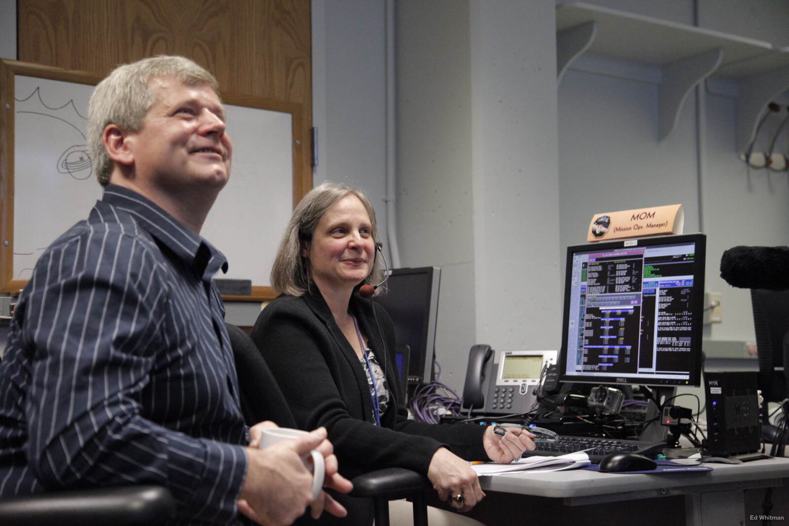 Karl Whittenburg (left) and Alice Bowman