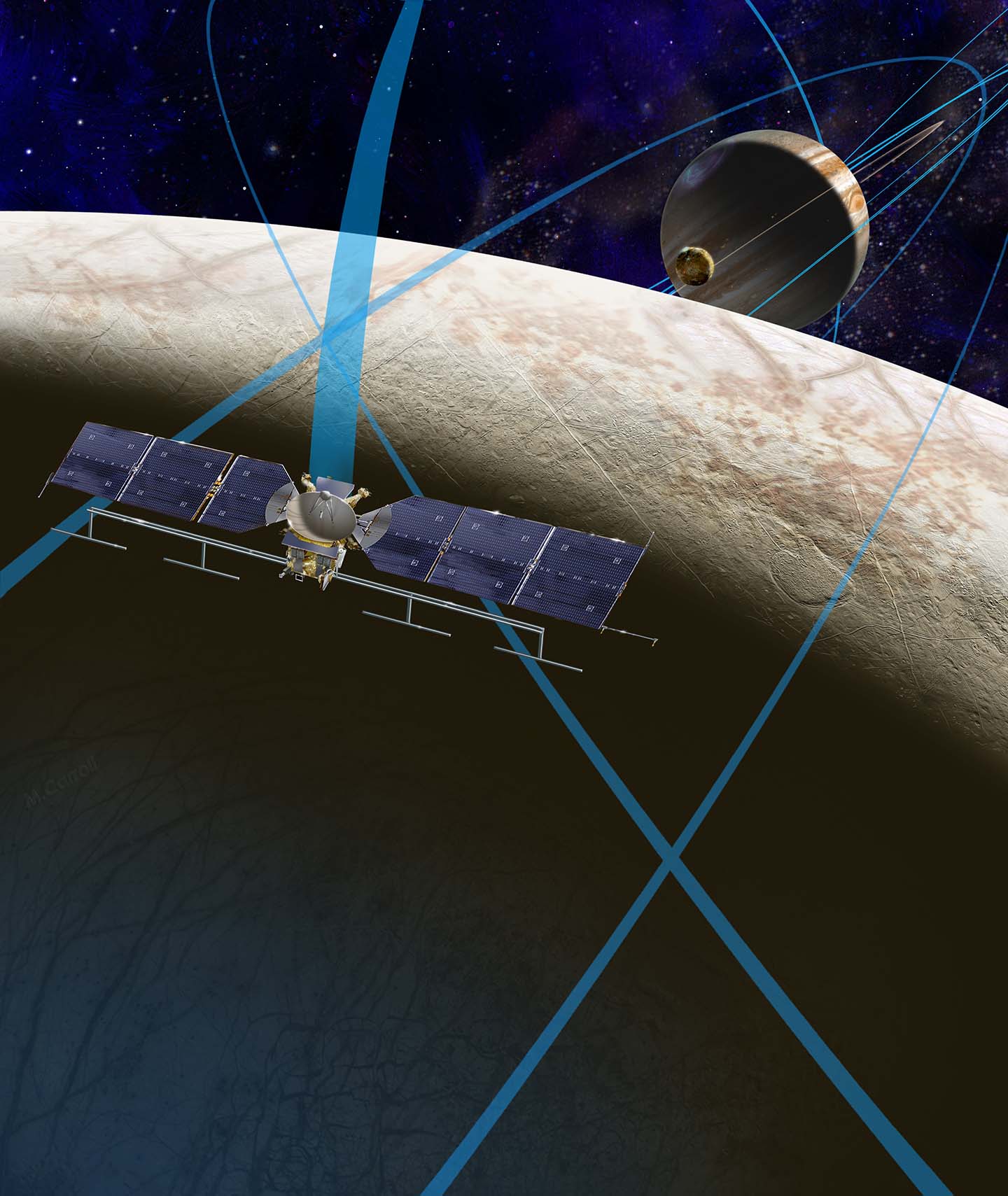 Concept for a future NASA mission to Europa