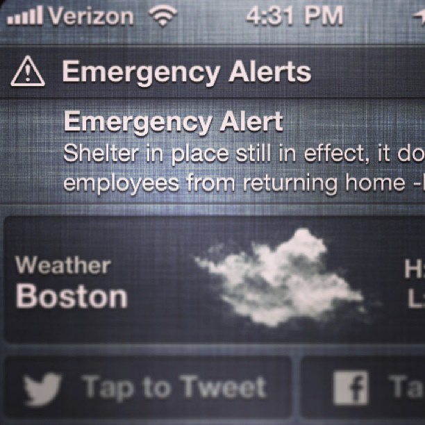 Emergency alert