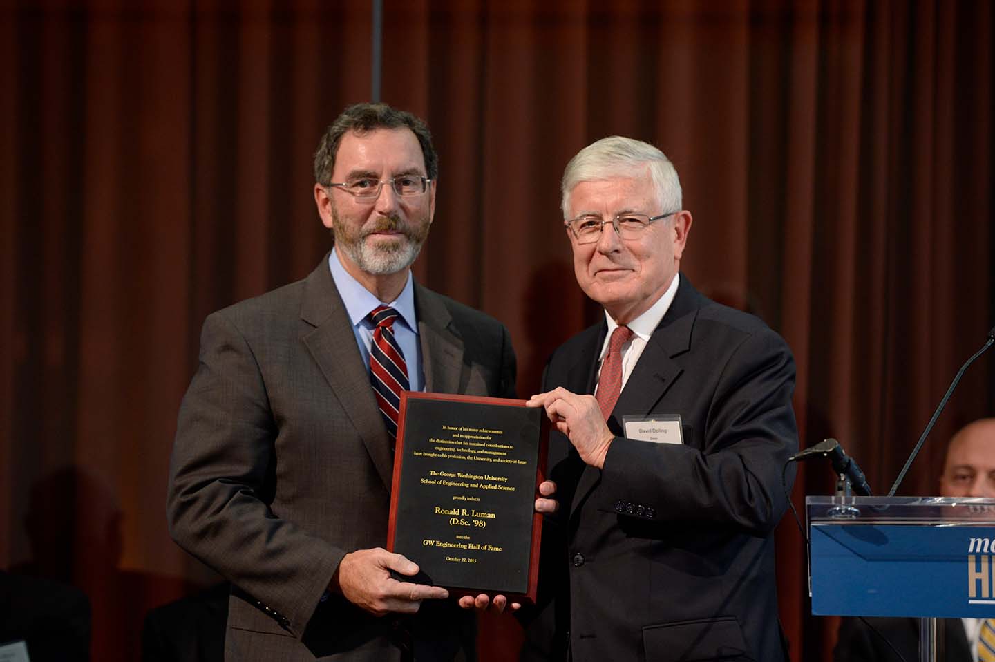 Ron Luman (left) and David Dolling