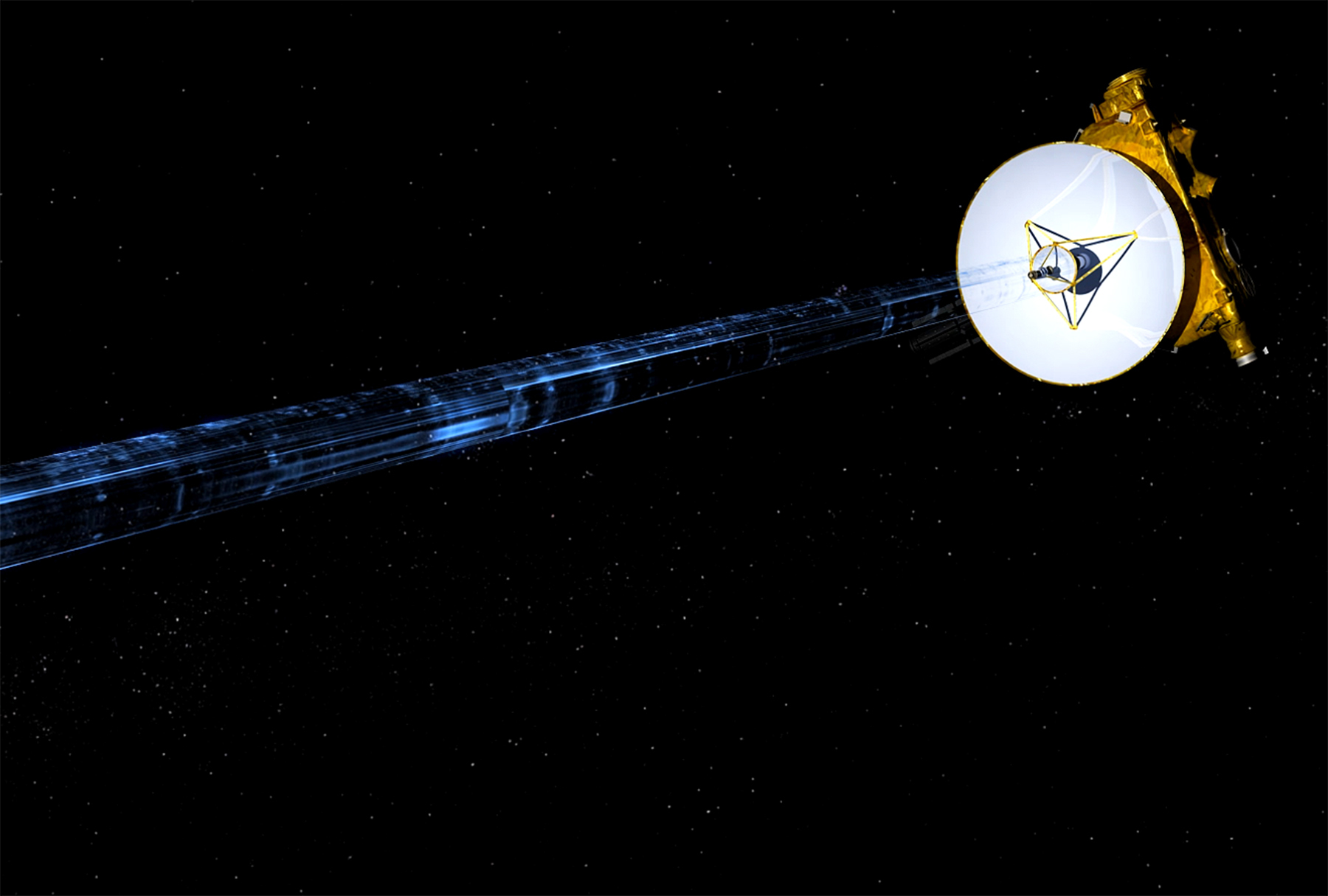 Artist’s illustration of the New Horizons spacecraft