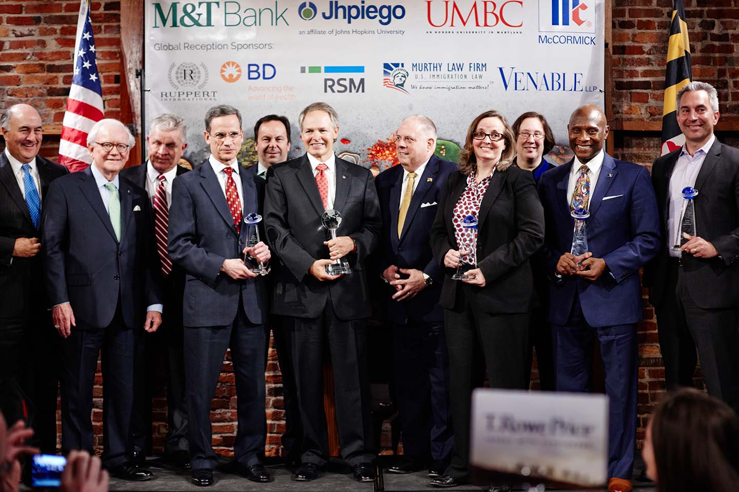 Johns Hopkins APL Director Ralph Semmel (fourth from left)