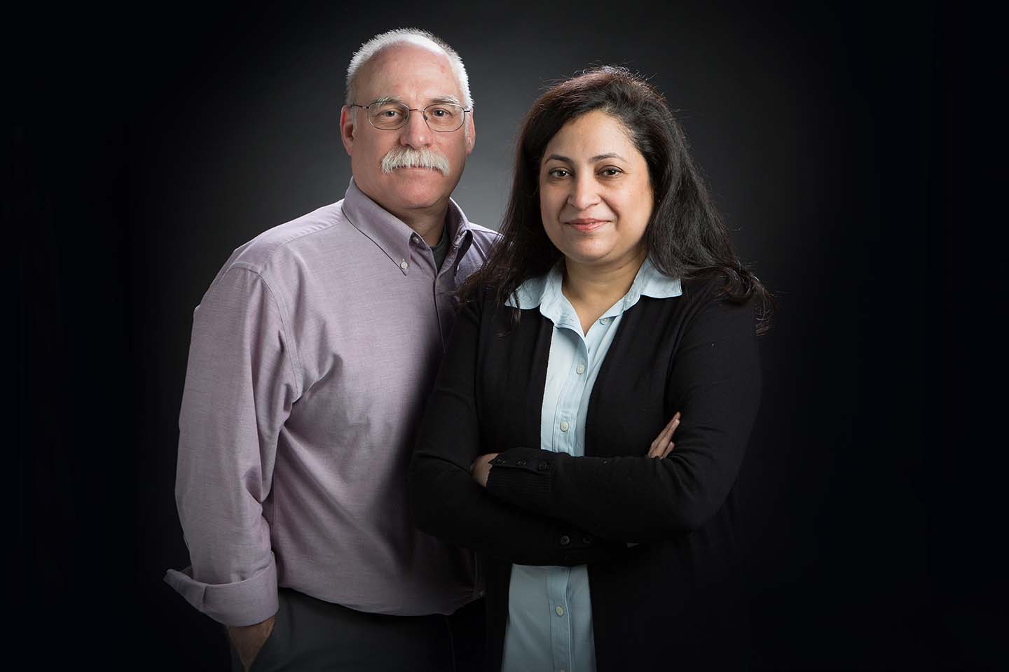 Rich Wojcik and Shraddha Patel