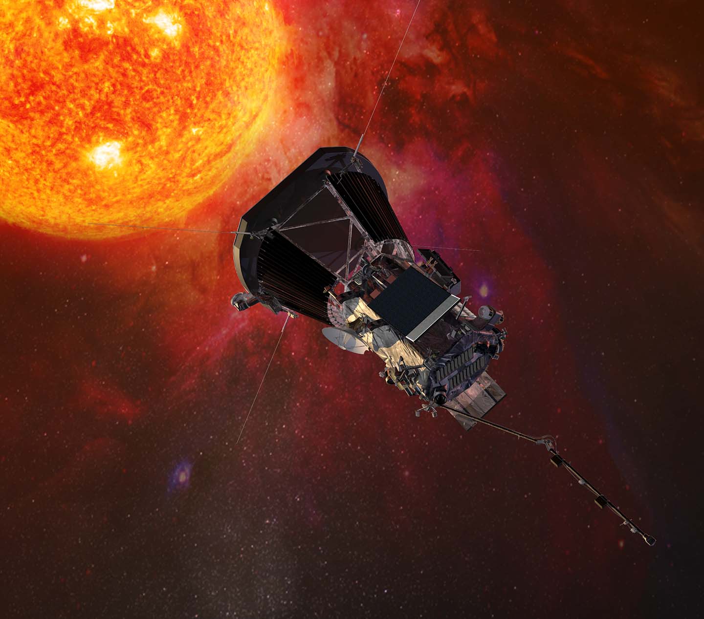 Artist's rendering of Parker Solar Probe