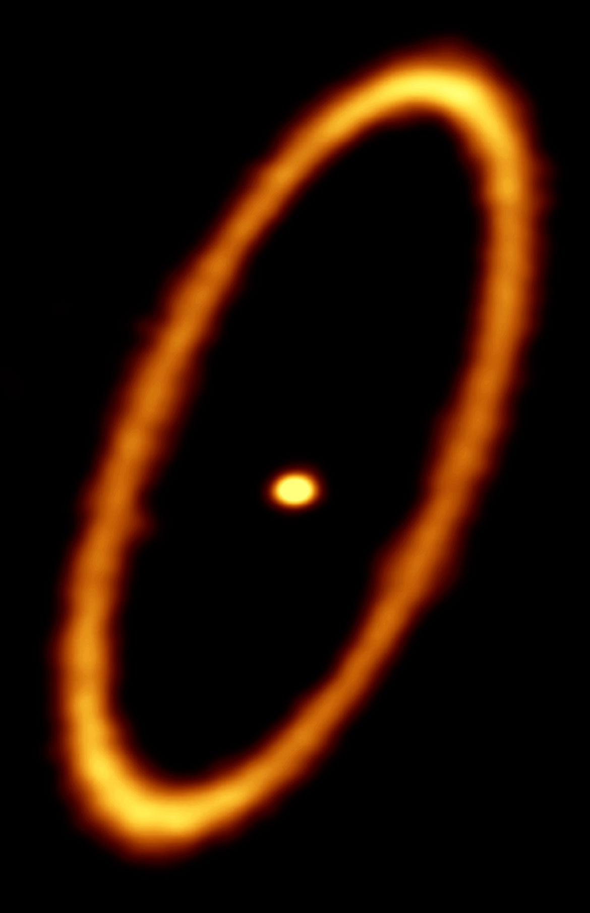 ALMA image of the debris disk in the Fomalhaut star system