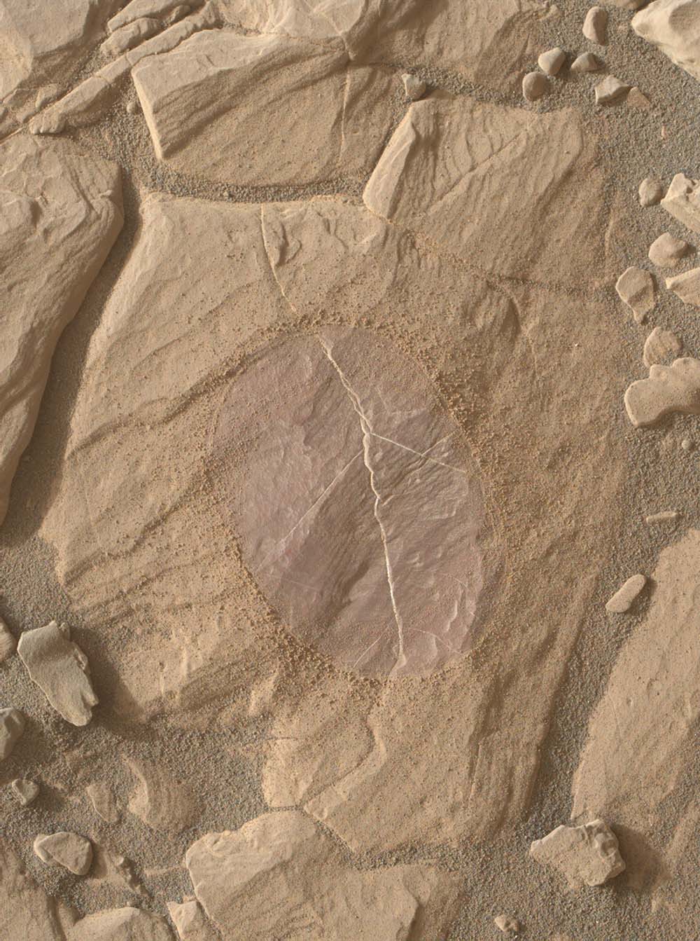 Dust Removal Target on “Vera Rubin Ridge”