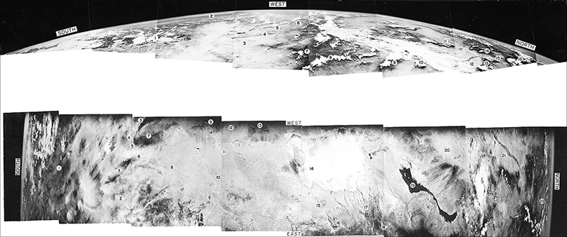 First view of the curvature of the Earth (1948)