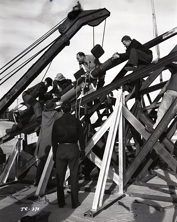 The Lab begins testing the Bumblebee surface-to-air missile at Island Beach, New Jersey (1945)