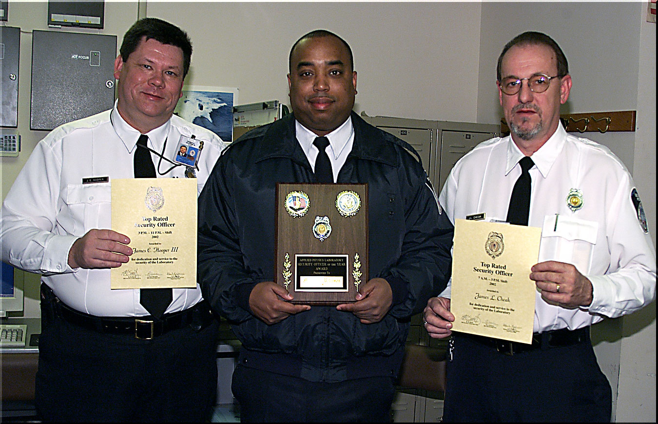 From left: James Hooper, Michael D. Robinson, and James Cheak