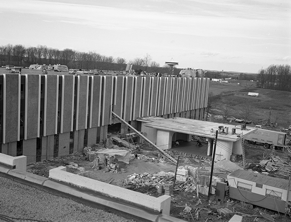 Building 7 construction (1972)