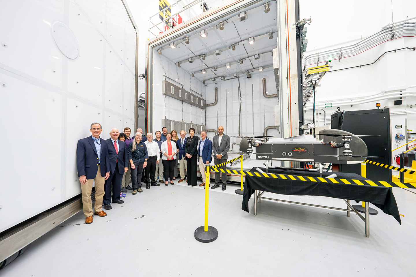 NASA Administrator Bill Nelson and Senator Ben Cardin toured Johns Hopkins APL