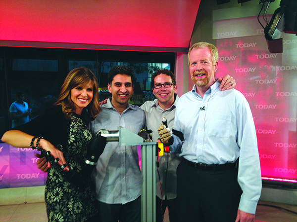 Members of APL's Revolutionizing Prosthetics team on NBC's Today Show