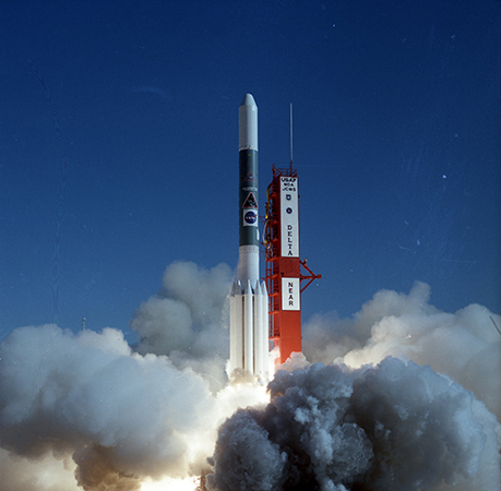 the APL-built Near Earth Asteroid Rendezvous (NEAR) spacecraft lifts off from Cape Canaveral Air Force Station