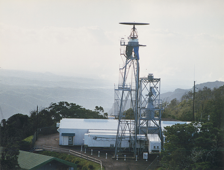 radar station in Kokee State Park, Kauai, Hawaii