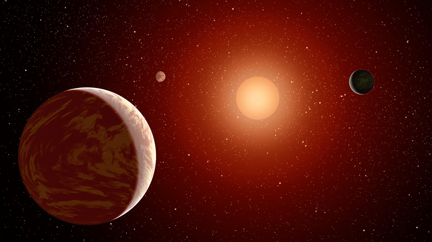 Red dwarf star