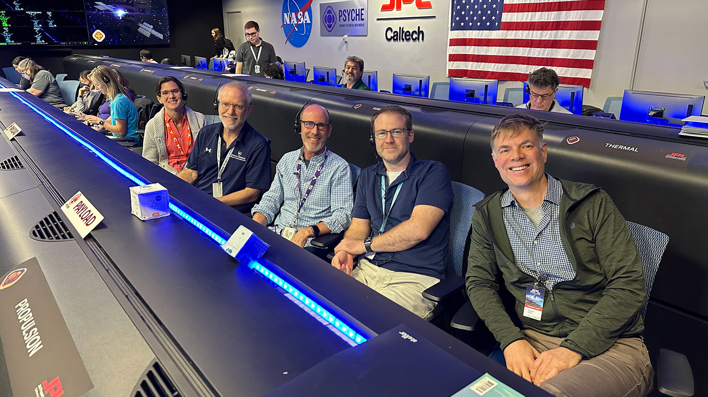 Morgan Burks (Lawrence Livermore National Laboratory); Patrick Peplowski, John Goldsten and David Lawrence (all from Johns Hopkins APL); and Maria De Soria Santacruz Pich and Nora Alonge (NASA JPL)