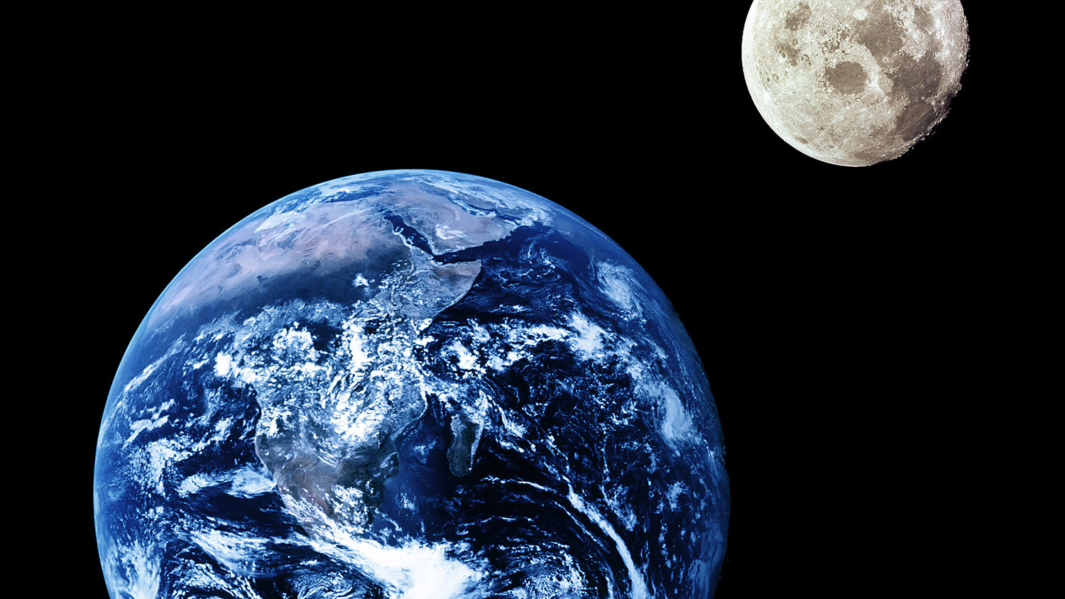 Earth and Moon