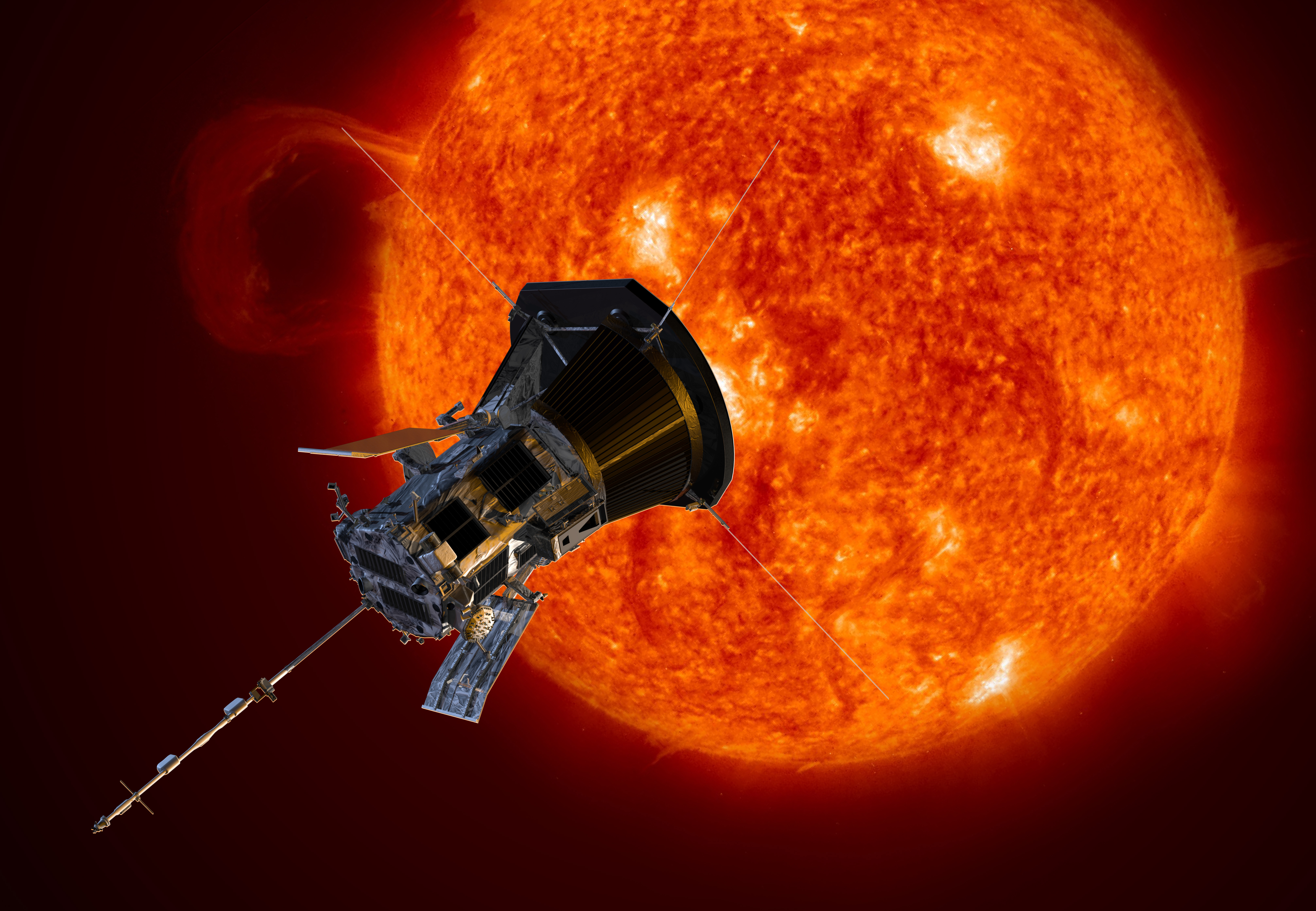 Artist's impression of Parker Solar Probe