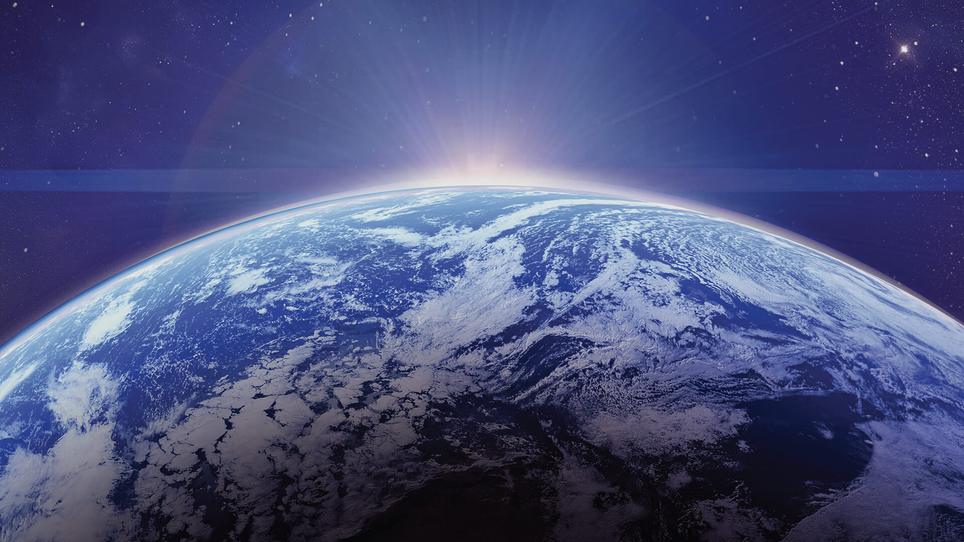 Deepspace image of Earth