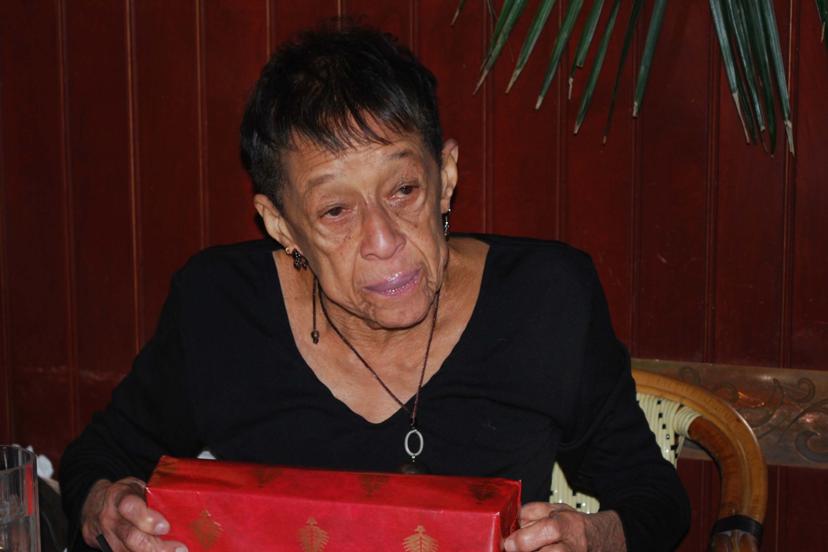 Dobson in 2010 at a Christmas party for the Space Department’s Ocean Remote Sensing Group